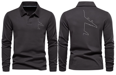 AIRBUS A380 LONG SLEEVE POLO